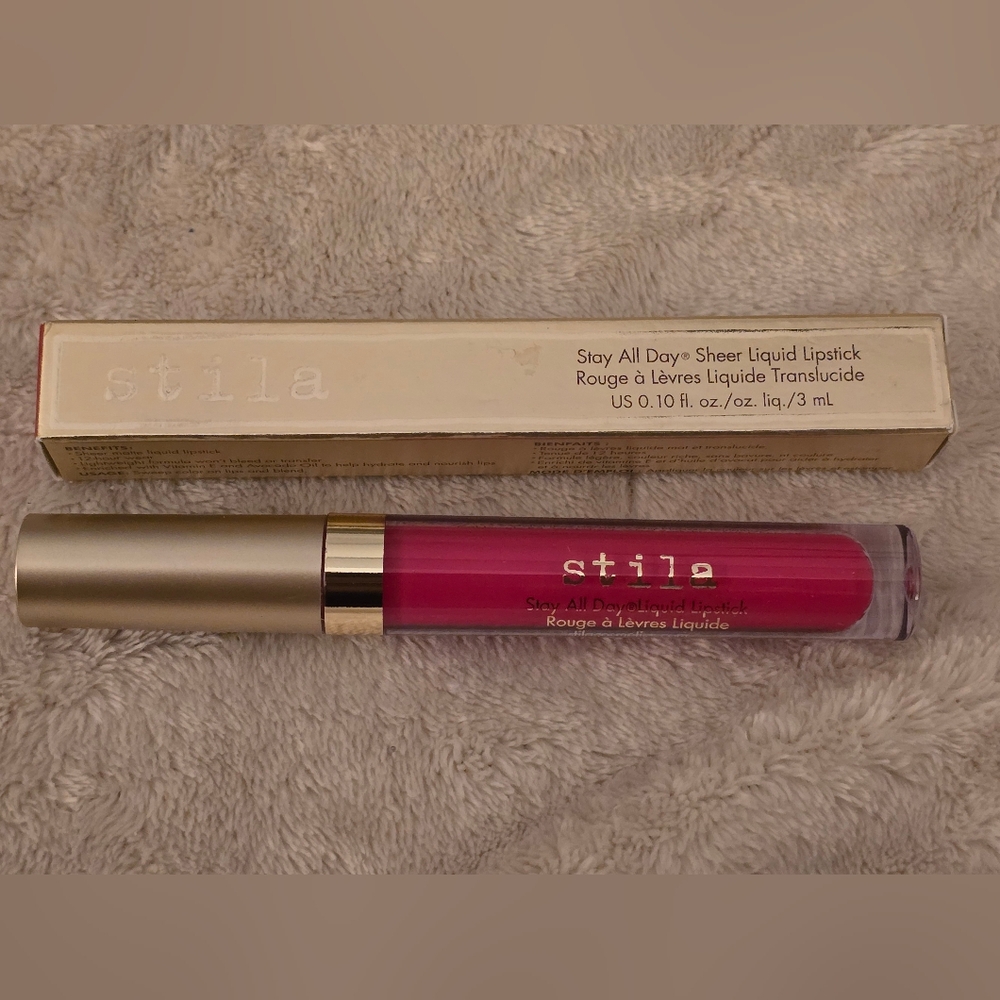 Stila Sheer Liquid Lipstick in Vibrant Pink